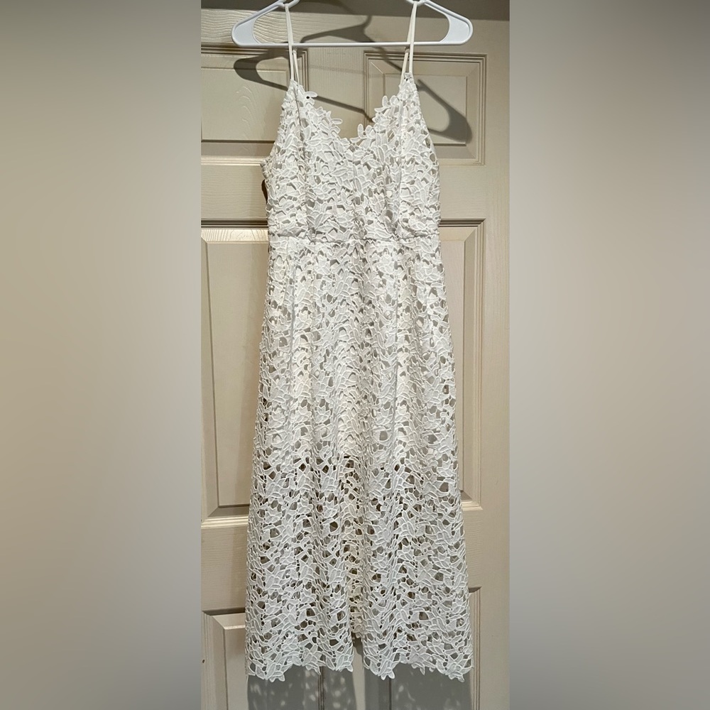 Astr lace midi dress.